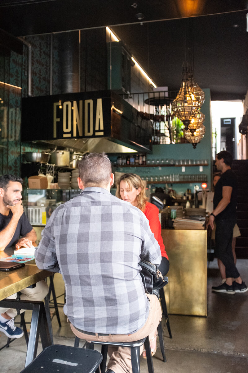 Out the front of Fonda. Photo: Alex Blackwood